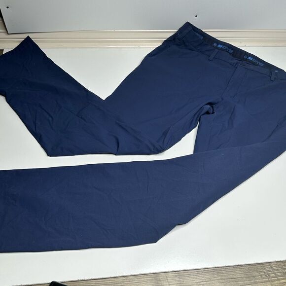 Vineyard Vines On-The Go Navy Athleisure Performance Pants in Size 40W x 38L - Picture 2 of 8